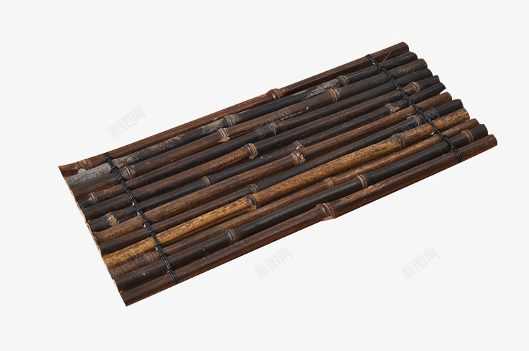 紫色竹排拍摄道具png免抠素材_新图网 https://ixintu.com 实物素材 竹制品 竹排 茶道道具