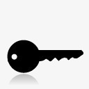 钥匙标图标png_新图网 https://ixintu.com UI图标 图标 图标元素 钥匙设计图标 黑白图标
