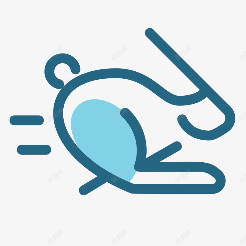 扁平化兔子图标png_新图网 https://ixintu.com UI图标 扁平化UI 扁平化兔子 手机图标 游戏UI 界面UI 网页UI