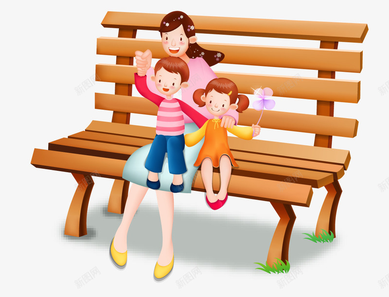 儿童节卡通妈妈陪伴装饰图案png免抠素材_新图网 https://ixintu.com 儿童节 免抠 免抠素材 卡通 妈妈陪伴 装饰图案 陪伴关怀