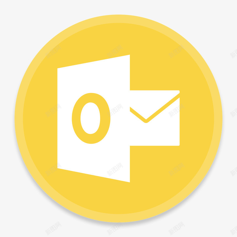 前景按钮uims办公室2016图标png_新图网 https://ixintu.com Outlook 前景