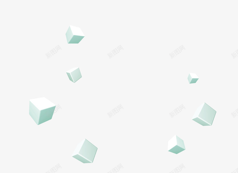 3D盒子png免抠素材_新图网 https://ixintu.com 3D盒子 3D箱子 空间 立体盒子