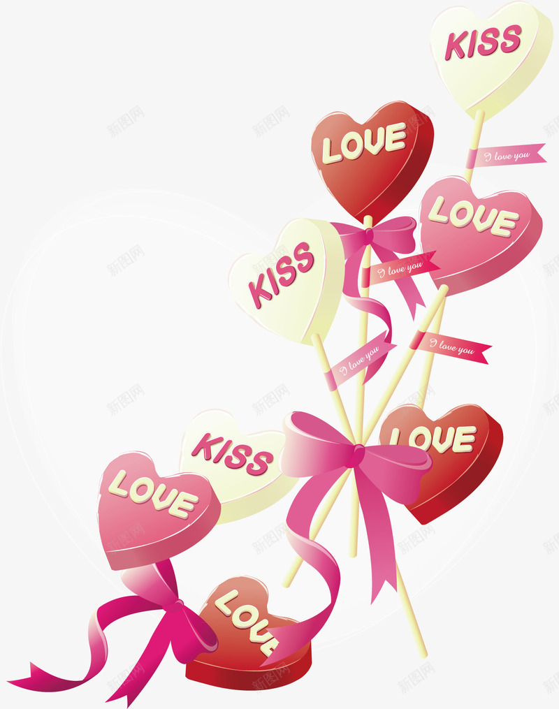 粉色恋爱png免抠素材_新图网 https://ixintu.com kiss love 吻 心 心形 爱 粉红