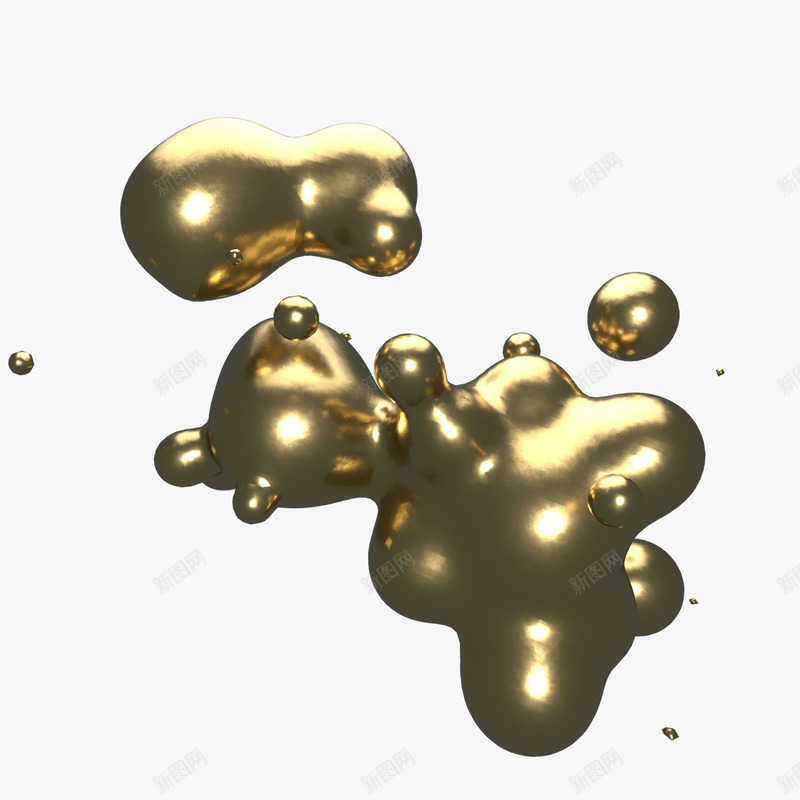 3D金属融化插画png免抠素材_新图网 https://ixintu.com 3D 液体 立体 融化 装饰 金属 金属融化插画 铁珠