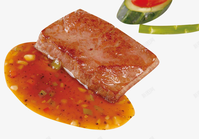 西餐美式酱汁牛肉png免抠素材_新图网 https://ixintu.com 熟牛肉 牛排 牛肉 铁板烧