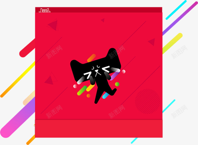 天猫logo不规则图形彩色线条图标png_新图网 https://ixintu.com logo 不规则 图形 天猫 彩色线条