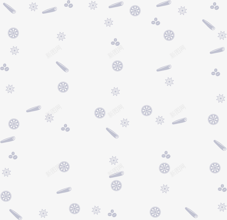雪花元素背景png免抠素材_新图网 https://ixintu.com 小元素 灰色 简约 背景 雪花