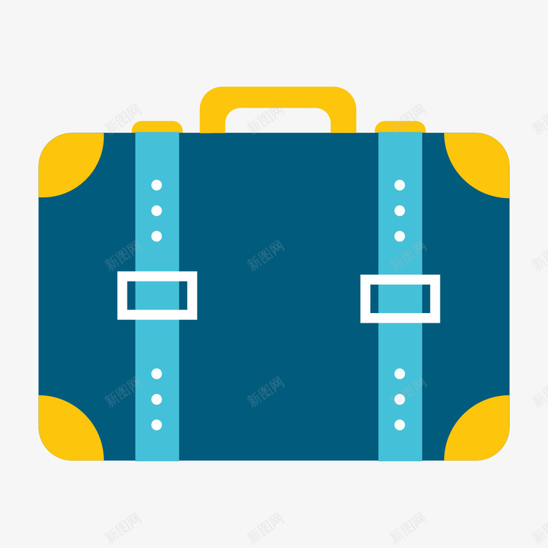扁平化皮箱矢量图图标eps_新图网 https://ixintu.com UI图标 h5图标 扁平化 扁平化UI 游戏UI 界面UI 皮箱 网页UI 矢量图