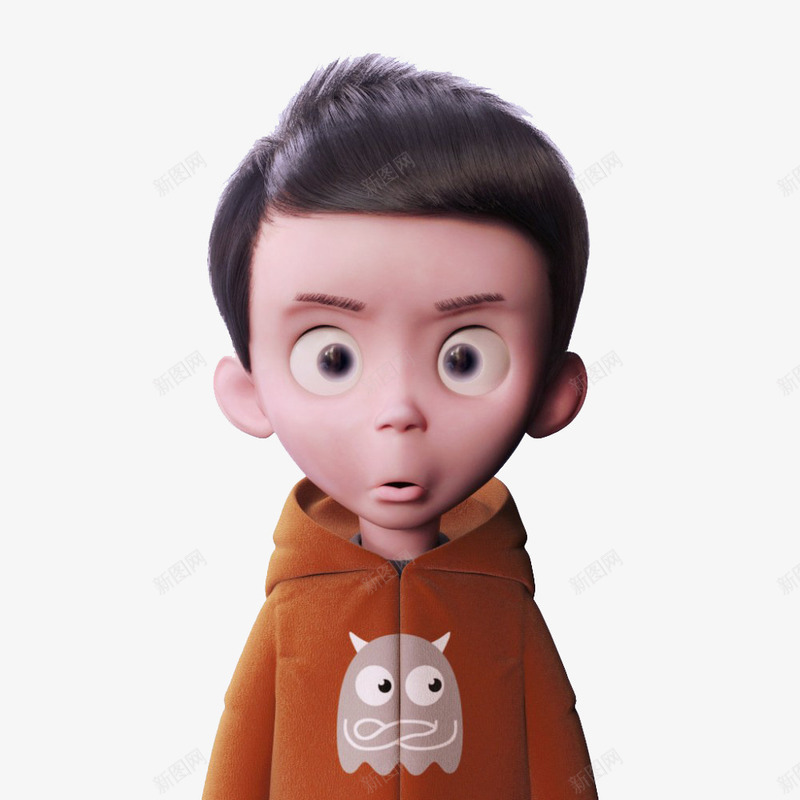 3d卡通搞笑男孩png免抠素材_新图网 https://ixintu.com 3d 卡通 搞笑 男孩