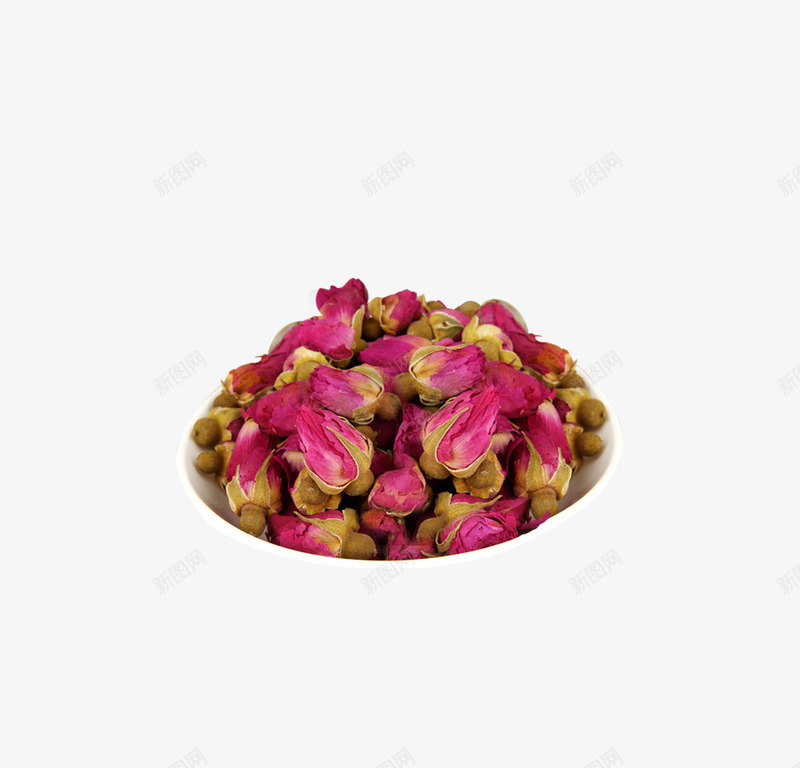 干玫瑰花png免抠素材_新图网 https://ixintu.com 干花 玫瑰 红色 花茶