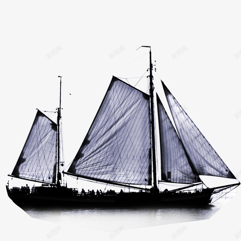 航海大帆船png免抠素材_新图网 https://ixintu.com 大气 帆船 航海