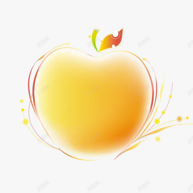 花纹png免抠素材_新图网 https://ixintu.com 不规则纹理 抽象纹理 线条 花纹 苹果