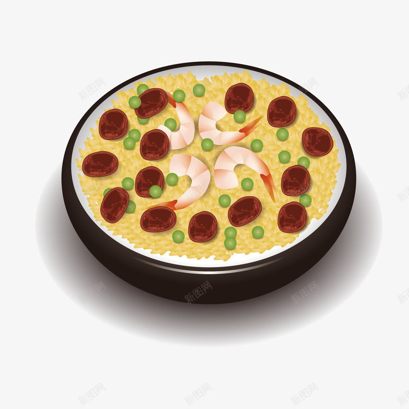虾仁炒饭牛肉青豆png免抠素材_新图网 https://ixintu.com 炒饭 牛肉 矢量素材 美味炒饭 虾仁 虾仁炒饭 青豆