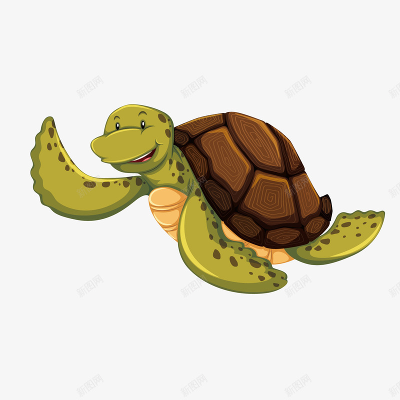 灰色海龟卡通插画矢量图ai免抠素材_新图网 https://ixintu.com 卡通 卡通插画 海鲜 海龟 游泳 灰色 纹理 装饰 质感 矢量图
