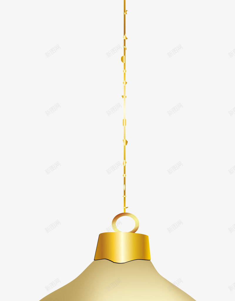 金色大气挂饰png免抠素材_新图网 https://ixintu.com 圣诞球 大气彩球 尊贵彩球 简约挂件 装饰图案 金色挂饰