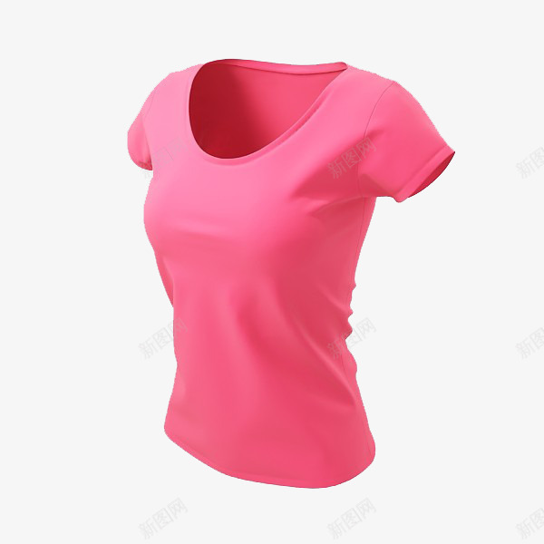 粉色纯色T恤png免抠素材_新图网 https://ixintu.com 3D衣服 半袖 短袖 粉色纯色T恤 粉色衣服 纯色t恤 衣服