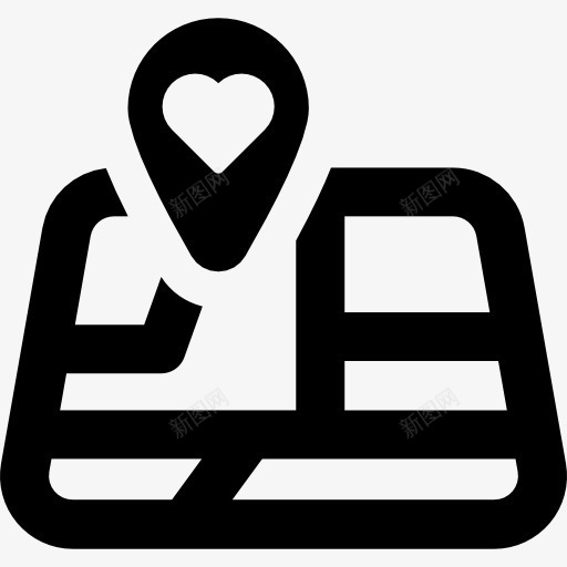 最喜欢的地图位置图标png_新图网 https://ixintu.com 书签标记 地图上的位置 地图和国旗 定位销 最喜欢的