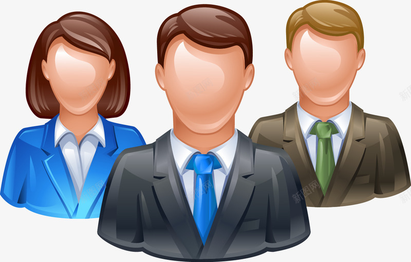 3D人物图标png_新图网 https://ixintu.com 3D 人物 图标 淘宝 素材 装饰 装饰素材 设计