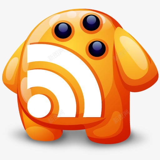橙色超清晰书签小人图标png_新图网 https://ixintu.com png 书签 图标 小人 橙色 清晰