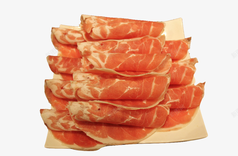 草原羊肉卷png免抠素材_新图网 https://ixintu.com 产品实物 手切羊肉 极品 火锅 牛肉 精品 肥牛 餐饮美食