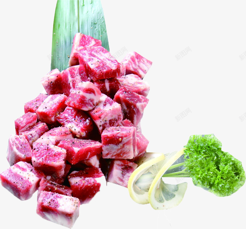 牛肉食材摄影png免抠素材_新图网 https://ixintu.com 传统美食 摄影 摄影菜品 火锅 烤肉 牛肉 肉粒 餐饮美食 黑胡椒