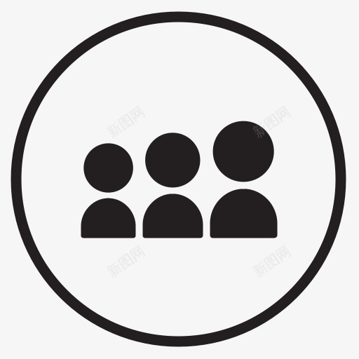 聚友网社交网络图标png_新图网 https://ixintu.com Myspace 聚友网
