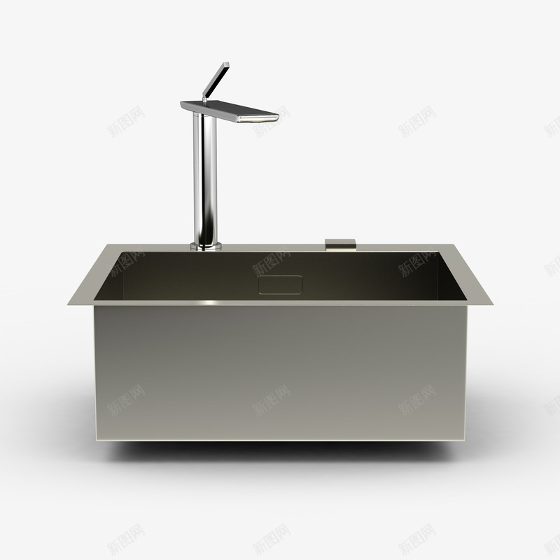 水管方形不锈钢水槽png免抠素材_新图网 https://ixintu.com 不锈钢 不锈钢水槽 水槽 水管 水管方形不锈钢水槽 灰色 灰色不锈钢水槽