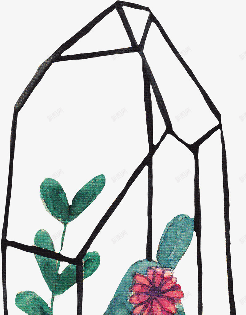 小清新插画广告卡通绿色盆栽png免抠素材_新图网 https://ixintu.com 卡通手绘装饰插画 多肉小清新插画 多肉植物 多肉植物促销宣传设计 广告设计 简约大气插画 绿色盆栽