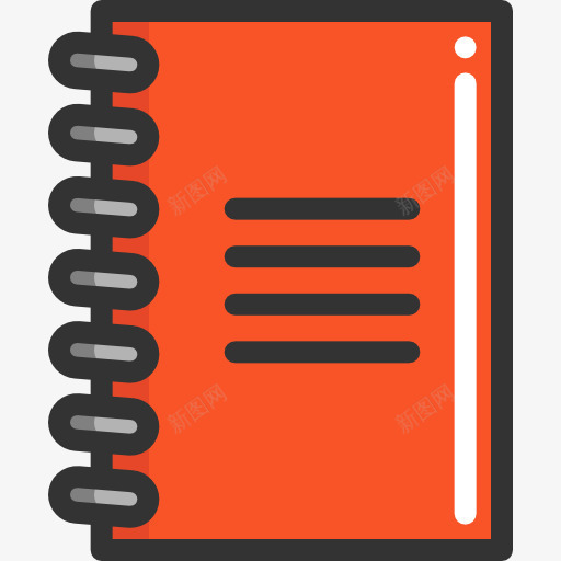 笔记本图标png_新图网 https://ixintu.com 书签 商务 教育 界面 笔记本 议程 通讯录