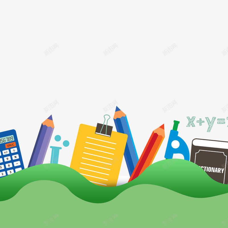创意开学季海报边框png免抠素材_新图网 https://ixintu.com 创意 开学季 海报边框 边框设计 返校