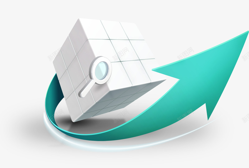 3d科技psd免抠素材_新图网 https://ixintu.com 3d 收缩 科技 箭头魔方