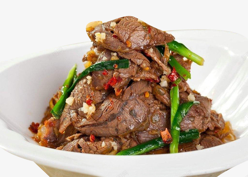 凉菜凉拌香辣牛肉片png免抠素材_新图网 https://ixintu.com 凉拌牛肉 熟牛肉 牛肉 麻辣牛肉片