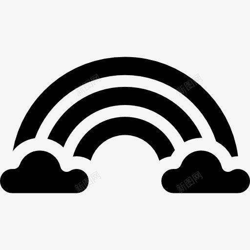 彩虹图标png_新图网 https://ixintu.com 光谱 大气 天气 彩虹 性质 阳光