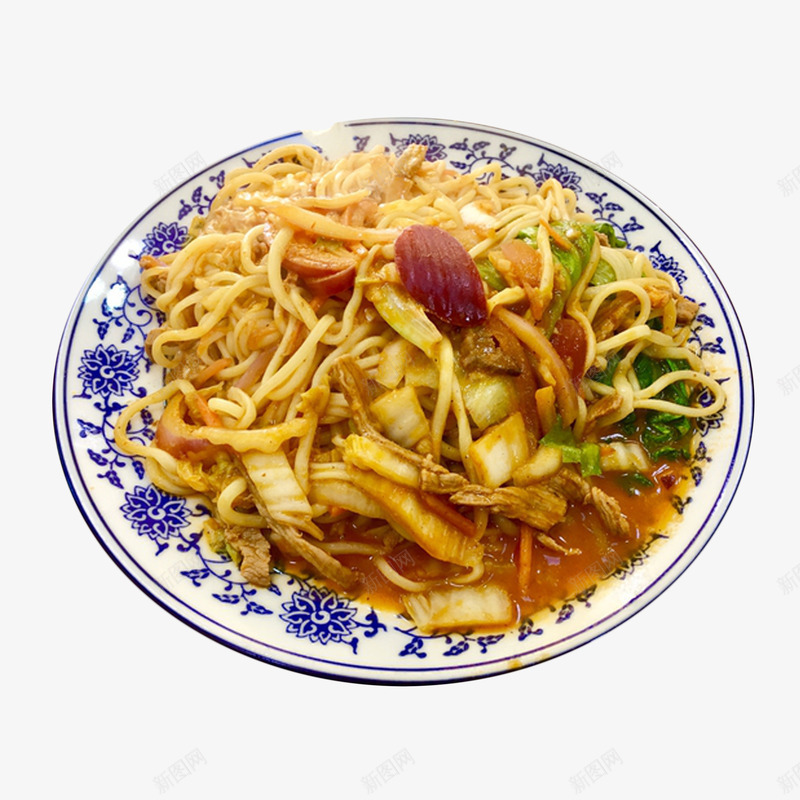 白菜牛肉炒面png免抠素材_新图网 https://ixintu.com 主食 传统美食 牛肉炒面 白菜 美味 肉类 菜名 面条 餐饮