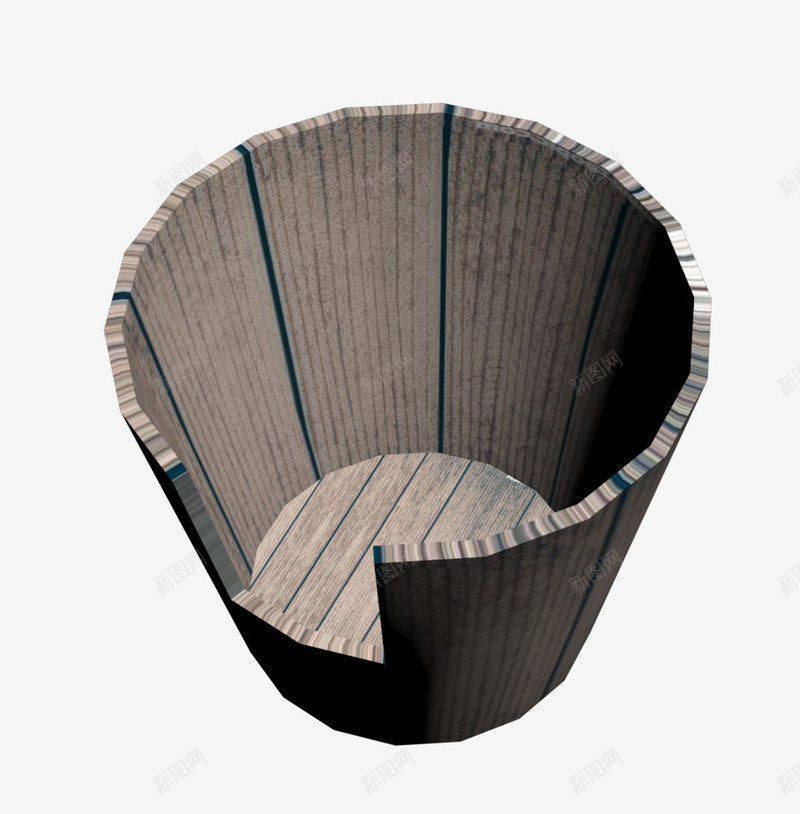 短板木制桶模型png免抠素材_新图网 https://ixintu.com 3d模型 木制桶 木桶 木桶模型 木桶短板 桶 短板木桶
