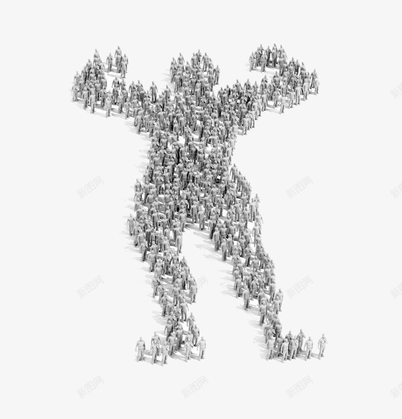 3D小人团队的力量png免抠素材_新图网 https://ixintu.com 3D小人 力量 团队 团队力量 小人团队