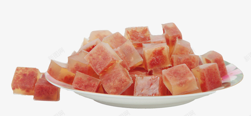宠物块块肉狗粮一盘牛肉png免抠素材_新图网 https://ixintu.com 一盘肉 块块肉 宠物食物 犬粮 狗粮
