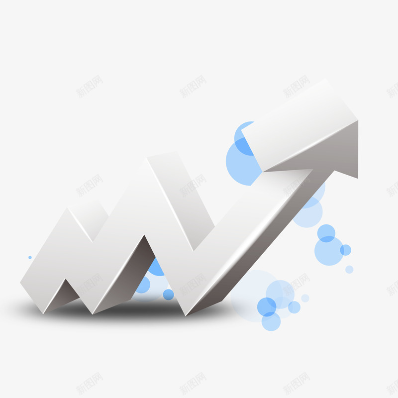 卡通手绘3D立体箭头png免抠素材_新图网 https://ixintu.com 3D立体箭头 创意 卡通手绘 方向 白色 简约 艺术