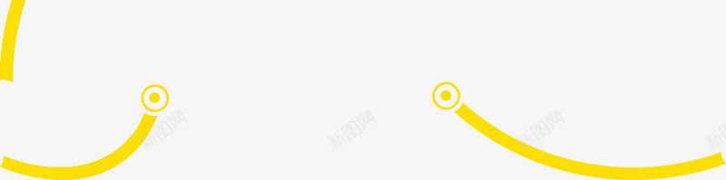 不规则圆形线条白色黄色png免抠素材_新图网 https://ixintu.com 不规则 圆形 白色 线条 黄色
