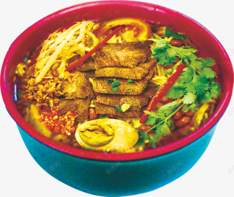 牛肉米粉png免抠素材_新图网 https://ixintu.com 桂林 桂林米粉 汤粉 牛肉 特色美食 米粉