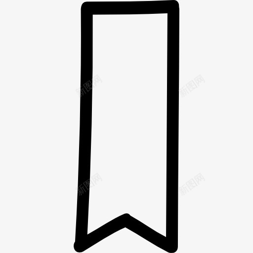 书签手工绘制的轮廓图标png_新图网 https://ixintu.com 书签 工具 手工绘制的矩形 概述 界面 马克