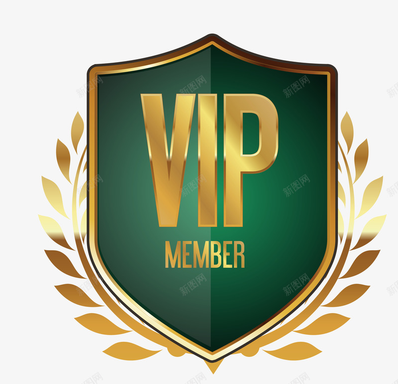 VIP标志png免抠素材_新图网 https://ixintu.com VIP 会员 会员素材 标志 标志素材 矢量素材