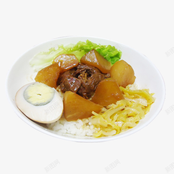 牛腩闷萝卜png免抠素材_新图网 https://ixintu.com 中华人民共和国省级行政区 中国台湾省 卤蛋 卤蛋饭 台湾美食 小菜 快餐 牛肉饭 牛腩 牛腩萝卜饭 牛腩饭 萝卜