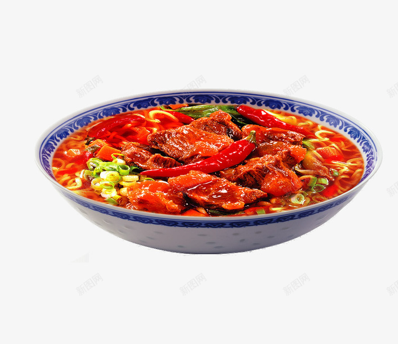 麻辣牛肉面png免抠素材_新图网 https://ixintu.com 牛肉面 红汤牛肉面 面条 麻辣牛肉面