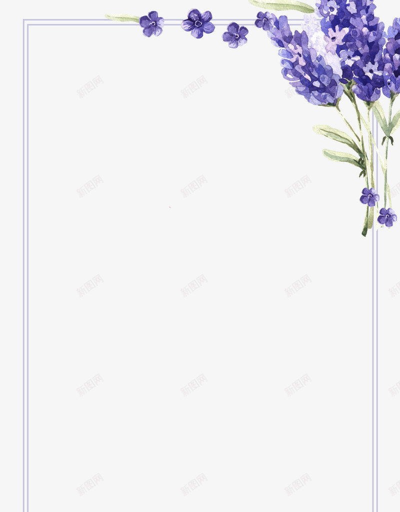 手绘长方形框紫色花边png免抠素材_新图网 https://ixintu.com 手绘 手绘长方形框紫色花边 手绘长方形框紫色花边PNG 紫色 花边 长方形框