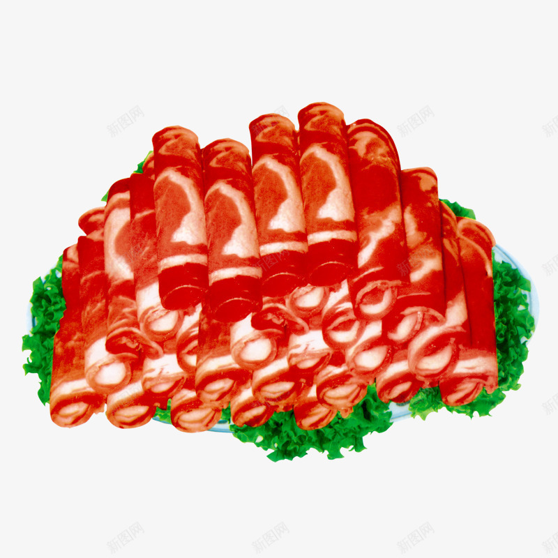 牛肉卷png免抠素材_新图网 https://ixintu.com 牛肉 肉 肥牛肉