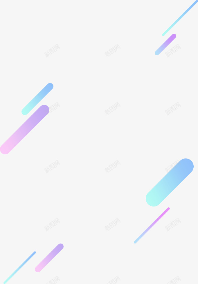 一个彩色渐变不规则图形效果图标png_新图网 https://ixintu.com 不规则 图形 彩色 效果 渐变