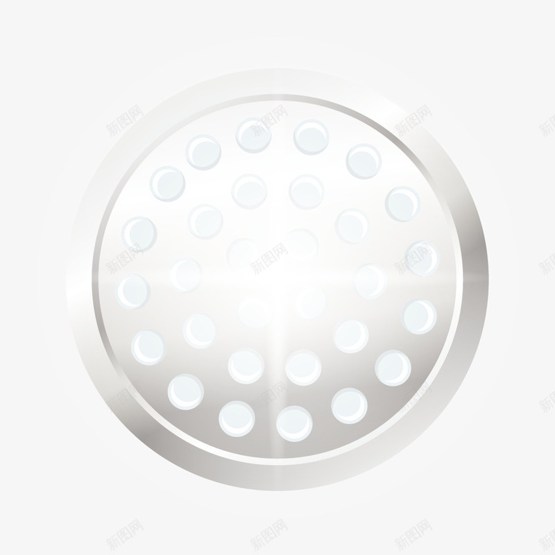 白色圆形卡通LED球泡png免抠素材_新图网 https://ixintu.com LED球泡 圆形 扁平风格 球形灯泡 白色 白色灯泡 矢量LED