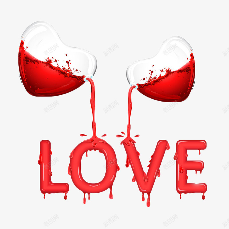 爱心情人节LOVE元素png免抠素材_新图网 https://ixintu.com LOVE爱心元素 情人节LOVE 情人节元素 爱心