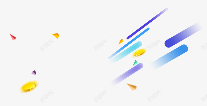 不规则图形金币漂浮png免抠素材_新图网 https://ixintu.com 不规则 图 形金币 彩带 漂浮